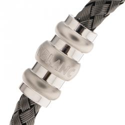 Pre Owned Montblanc Woven Silver Bracelet