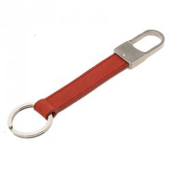 Pre Owned Montblanc Red Leather Key Fob Pen Keyring