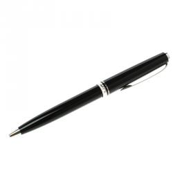 Pre Owned Montblanc Black Resin Silver Tone Meisterstück Ballpoint Pen