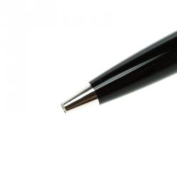 Pre Owned Montblanc Black Resin Silver Tone Meisterstück Ballpoint Pen