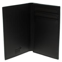 Pre Owned Montblanc StarWalker Midnight Fineliner Pen and Business Card Holder Set