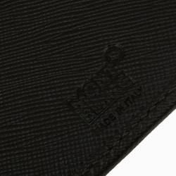 Pre Owned محفظة مون بلان جلد بني و كانفاس مونوغرامي ثنائية الطي