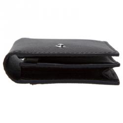 Pre Owned Montblanc Brown Leather Compact Wallet 