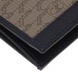 Pre Owned Montblanc Brown Leather Bifold Wallet