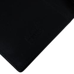 Pre Owned محفظة بطاقات مون بلان جلد أسود