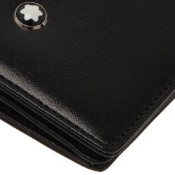 Pre Owned Montblanc Black Leather Meisterstuck Card Holder