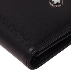 Pre Owned Montblanc Black Leather Meisterstuck Card Holder