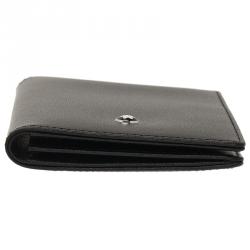 Pre Owned محفظة بطاقات مون بلان مايسترستاك جلد أسود