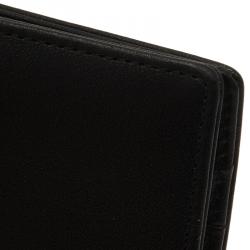 Pre Owned محفظة بطاقات مون بلان مايسترستاك جلد أسود