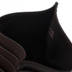 Pre Owned Montblanc Brown Leather Card Holder