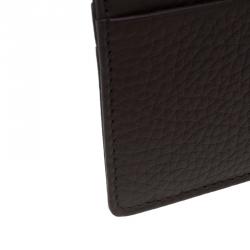 Pre Owned Montblanc Brown Leather Card Holder