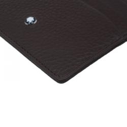 Pre Owned Montblanc Brown Leather Card Holder