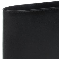 Pre Owned Montblanc Black Leather Miesterstuck Bifold Wallet