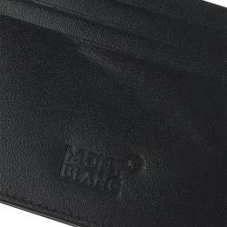 Pre Owned Montblanc Black Leather Miesterstuck Bifold Wallet