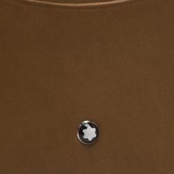 Pre Owned Montblanc Brown Leather Card Holder