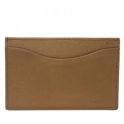 Pre Owned Montblanc Brown Leather Card Holder