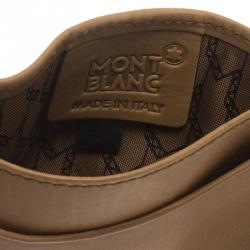 Pre Owned Montblanc Brown Leather Card Holder