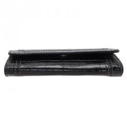 Montblanc Black Croc Embossed La Vie De Boheme Coin Case