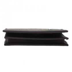 Montblanc Brown Coated Canvas and Leather Signature Card Holder