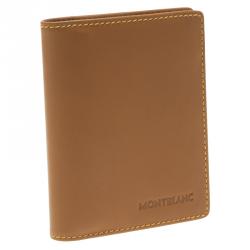 Pre Owned Montblanc Natural Brown Leather Baby Diary