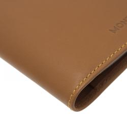 Pre Owned Montblanc Natural Brown Leather Baby Diary