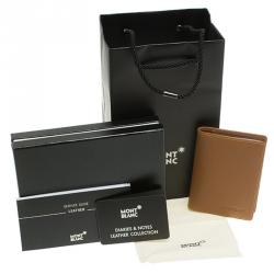 Pre Owned Montblanc Natural Brown Leather Baby Diary
