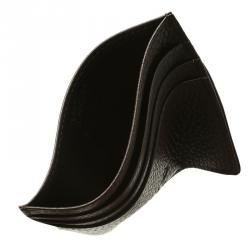 Pre Owned Montblanc Brown Leather Meisterstuck Pocket Card Holder 6CC