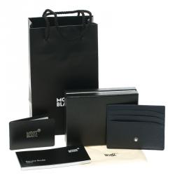 Montblanc Dark Blue Leather Meisterstuck Card Holder 6CC