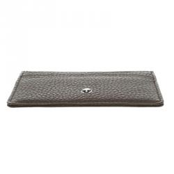 Montblanc Brown Soft Grain Leather Meisterstuck Card Holder 6CC
