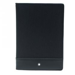 Montblanc Black Meisterstück Leather Nightflight Passport Holder