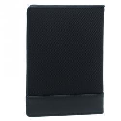 Pre Owned محفظة باسبور مون بلان مايسترستاك نايتفلايت جلد أسود 