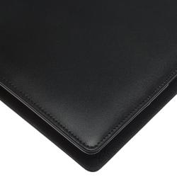 مملوكة مسبقًا حافظة أوراق  مون بلان جلد سوداء