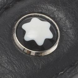 Pre Owned Montblack Black Leather Meisterstuck Keyring
