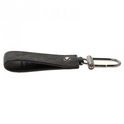 Pre Owned Montblanc Black Signature Leather Meisterstuck Keyring