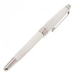 مملوكة مسبقًا Montblanc White Laquer Rollerball-Pen