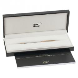 Pre Owned Montblanc Black Resin Rose Gold-Plated Starwalker Ballpoint Pen