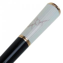 Pre Owned Montblanc Rose Gold-Plated Resin  Ingrid Bergman La Donna Ballpoint Pen