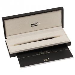 Pre Owned Montblanc Black Resin Meisterstuck Classique Diamond Ballpoint Pen 