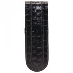 Pre Owned جراب قلم مون بلان مايستر ستاك جلد ثعبان مزدوج