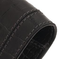 Pre Owned جراب قلم مون بلان مايستر ستاك جلد ثعبان مزدوج