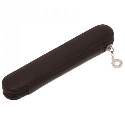 Pre Owned جراب قلم مون بلان مايستر ستاك جلد بني بسحاب