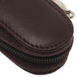 Pre Owned جراب قلم مون بلان مايستر ستاك جلد بني بسحاب