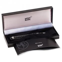 Pre Owned Montblanc Starwalker Metal & Rubber Fineliner Platinum-plated Pen