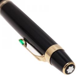 Pre Owned Montblanc Black Resin Boheme Vert Ballpoint Pen