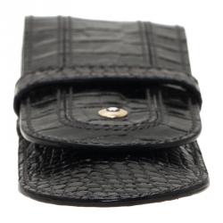 Montblanc Black Meisterstuck Leather Double-Pen Pouch
