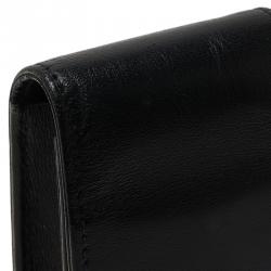 Pre Owned Montblanc Black Meisterstuck Leather Double-Pen Pouch