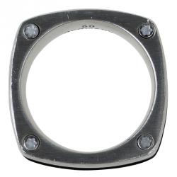 Pre Owned Montblanc Stainless Steel Men's Ring Size 60