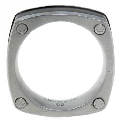 Pre Owned Montblanc Stainless Steel Men's Ring Size 60