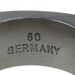 Pre Owned Montblanc Stainless Steel Men's Ring Size 60