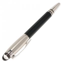 Pre Owned Montblanc Black Resin Starwalker Fine Liner Pen